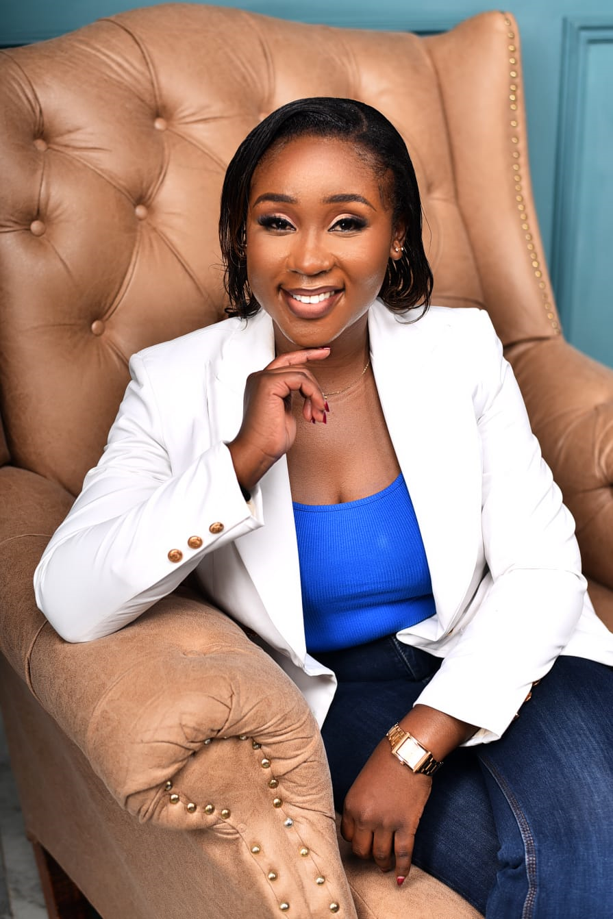 Pauline Arunga speaking at a business forum